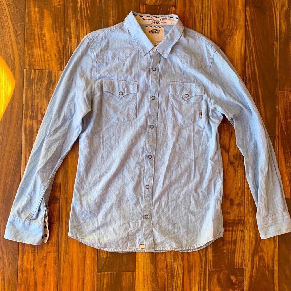 Vans Long Sleeve Button Up